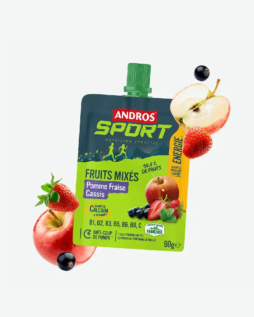 Andros Gourde De Fruits Mixés Vitaminés Pomme Fraise Cassis 90G - 50129040 (0) au meilleur prix !