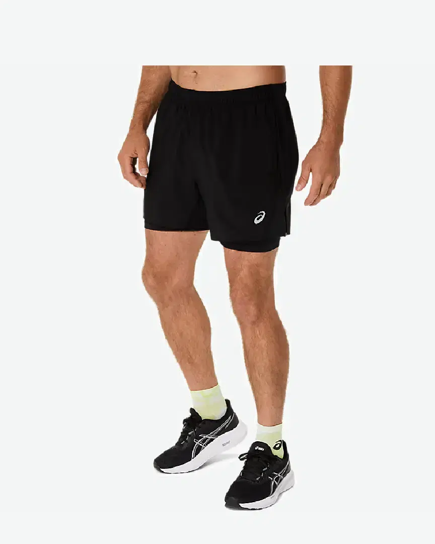 Asics Core 2N1 5In Short M - 2011D218-001 (2) au meilleur prix !