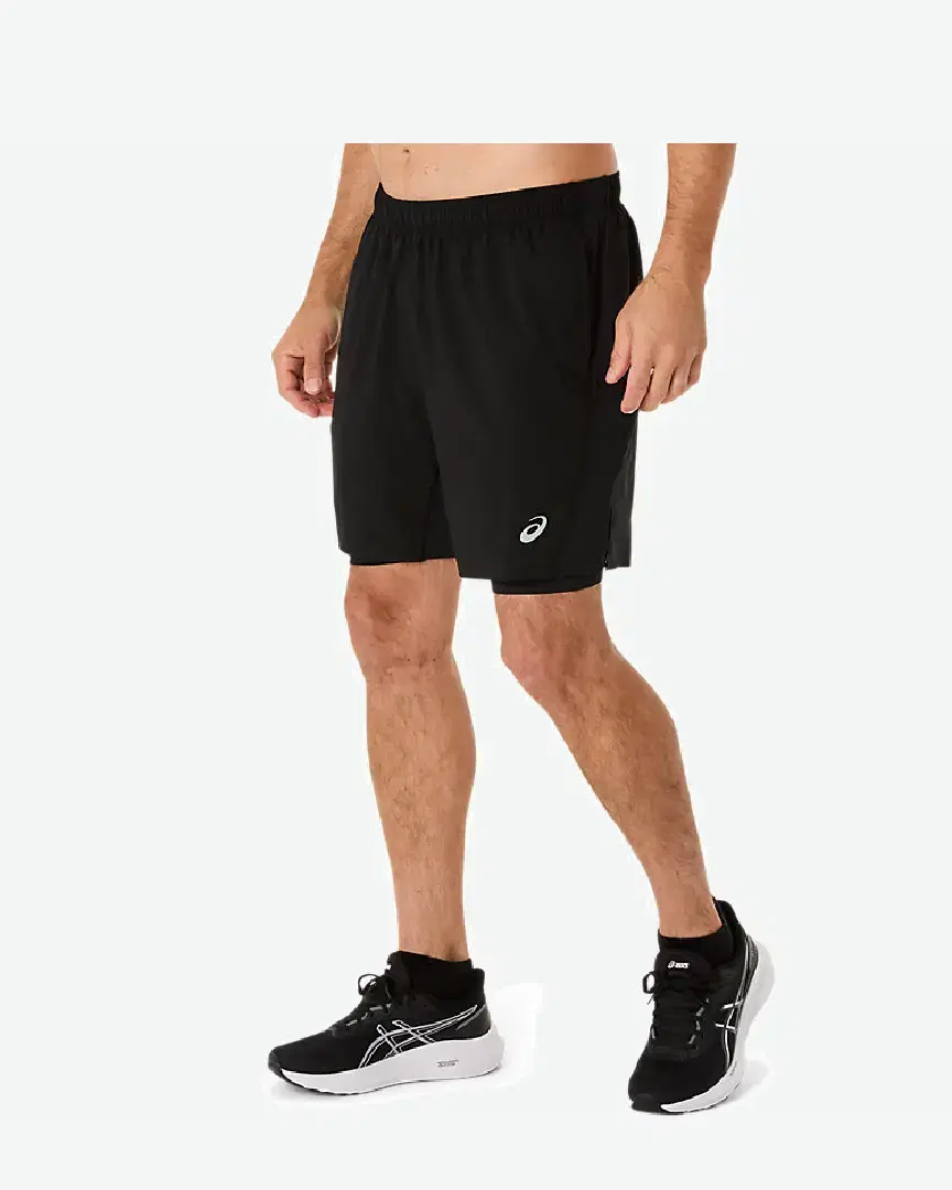 Asics Core 2N1 7In Short M - 2011D215-001 (2) au meilleur prix !