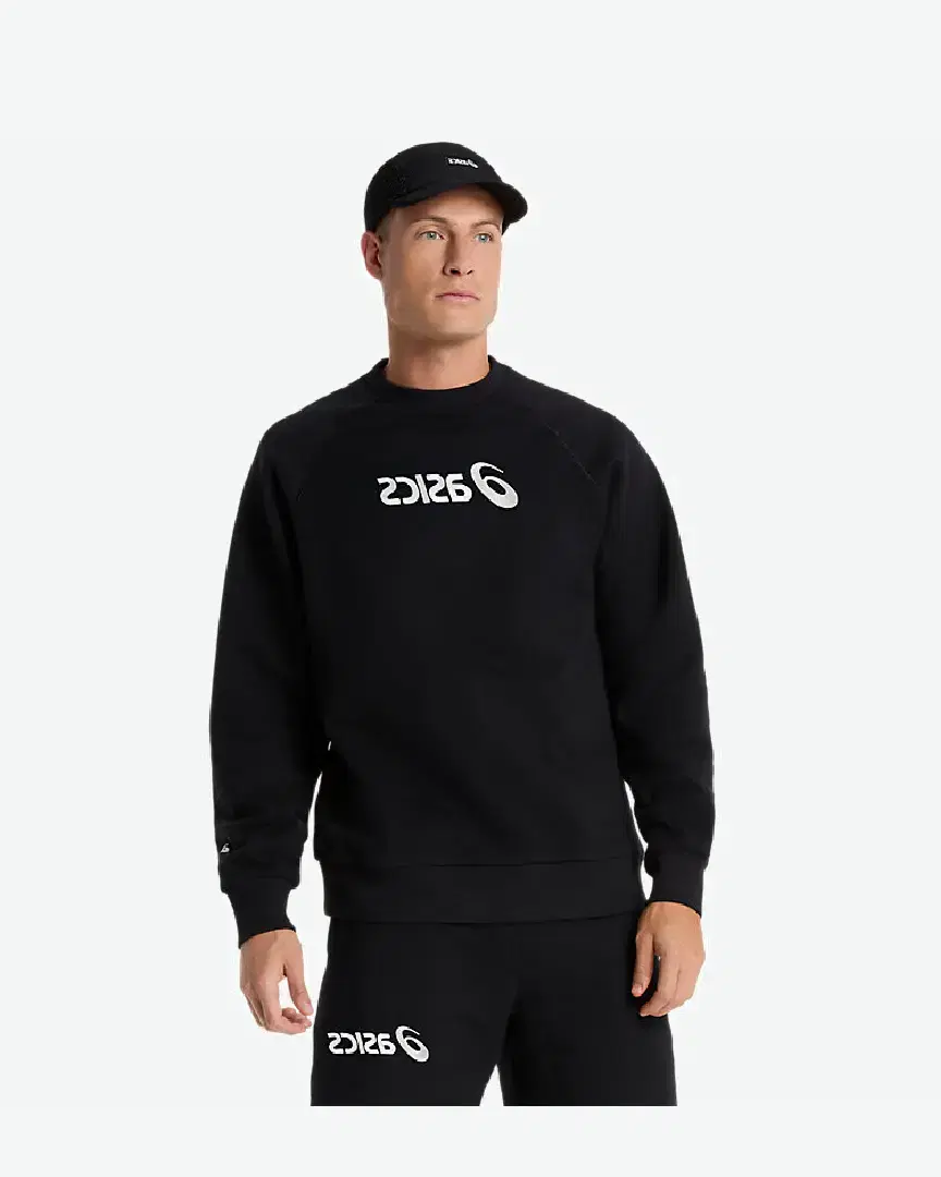 Asics Logo Fleece Crew-Neck Top M - 2031F326-001 (0) au meilleur prix !