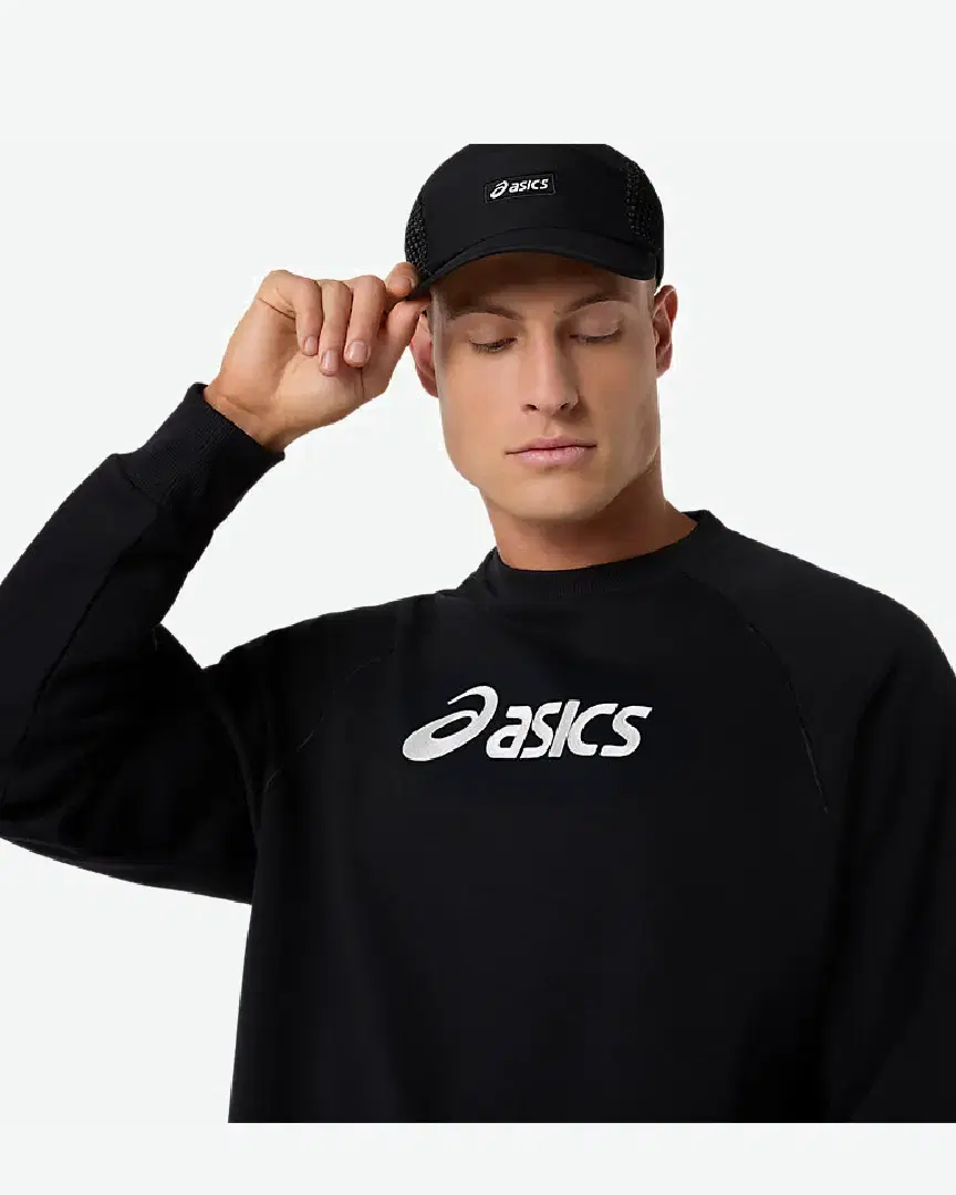 Asics Logo Fleece Crew-Neck Top M - 2031F326-001 (3) au meilleur prix !
