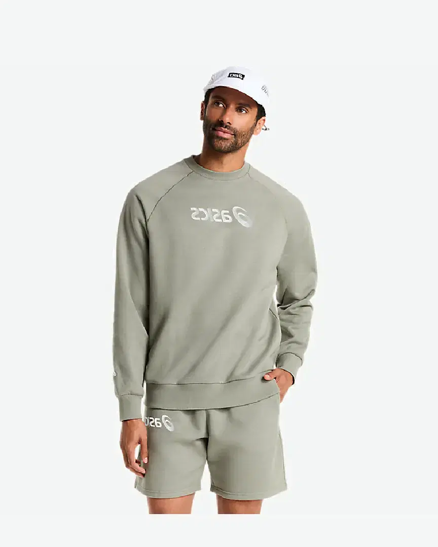 Asics Logo Fleece Crew-Neck Top M - 2031F326-300 (0) au meilleur prix !