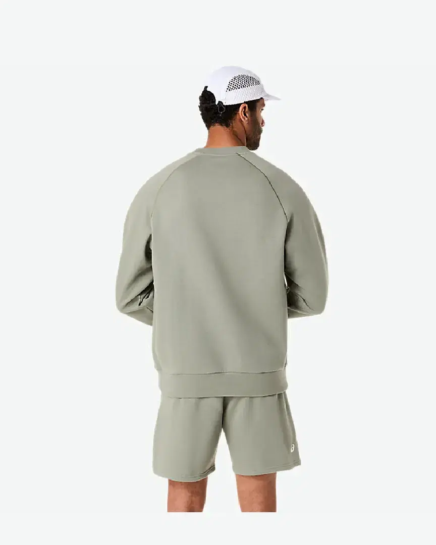 Asics Logo Fleece Crew-Neck Top M - 2031F326-300 (1) au meilleur prix !