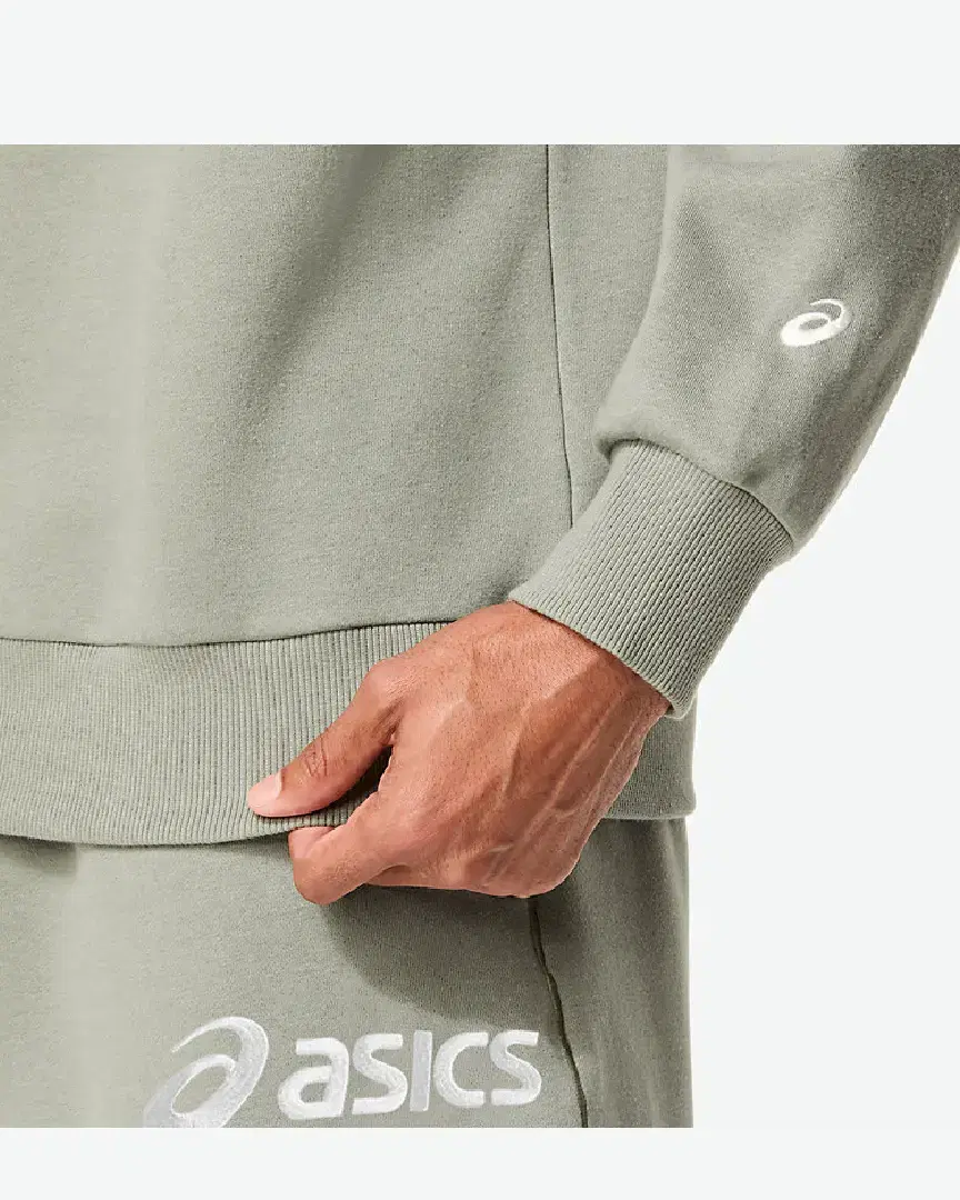 Asics Logo Fleece Crew-Neck Top M - 2031F326-300 (4) au meilleur prix !