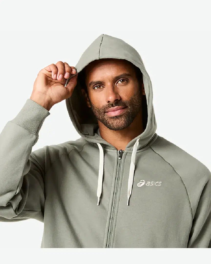 Asics Logo Fleece Full Zip Hoodie M - 2031F325-300 (6) au meilleur prix !