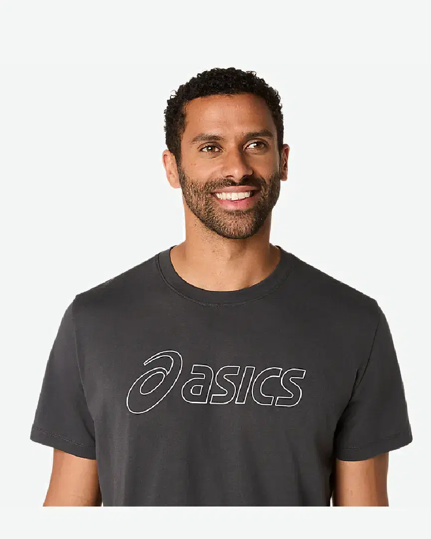 Asics Logo Ss Tee M - 2031E188-021 (3) au meilleur prix !