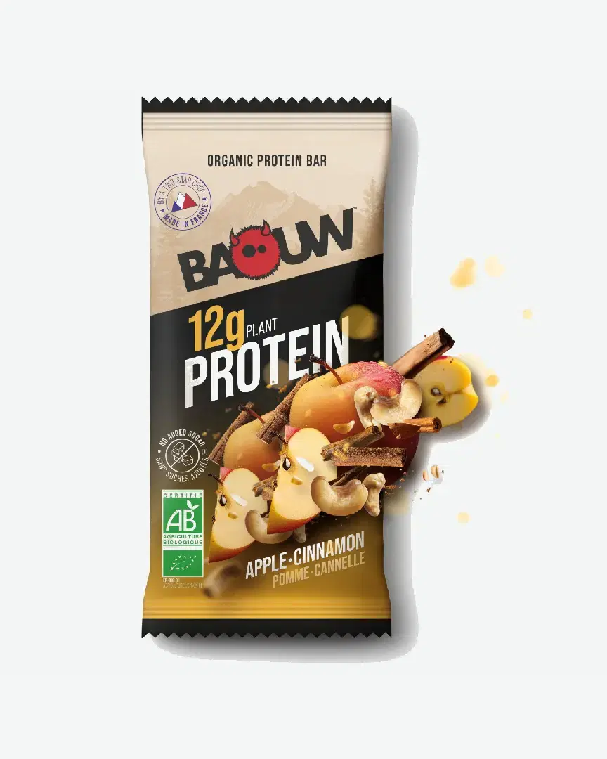 Baouw Barre Protéinée Bio Pomme Cannelle - 3760267403125 (0) au meilleur prix !