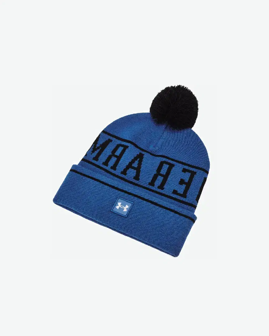 Bonnet Under Armour M Halftime Pom Beanie-Blu M - 1386634-432 (0) au meilleur prix !