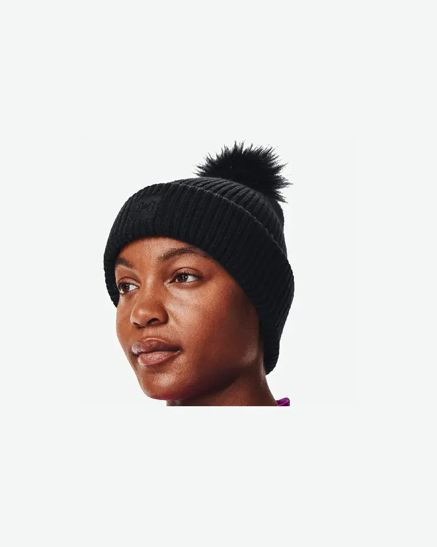 Bonnet Under Armour Under Armour Ua Halftime Ribbed Pom W - 1373098-001 (0) au meilleur prix !