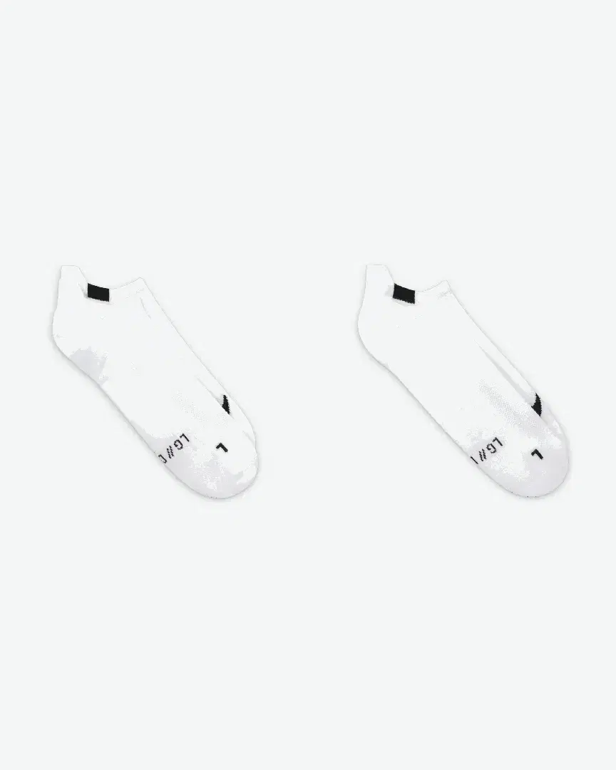 Chaussettes Invisibles Nike Multiplier (2 Paires) - SX7554-100 (2) au meilleur prix !