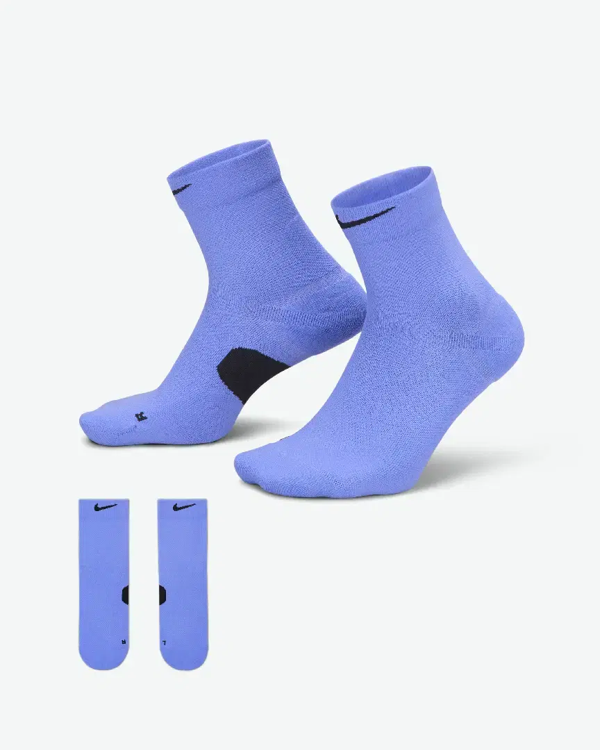 Chaussettes Mi-Mollet Basses Nike Midweight Running (1 Paire) - HV6935-570 (0) au meilleur prix !