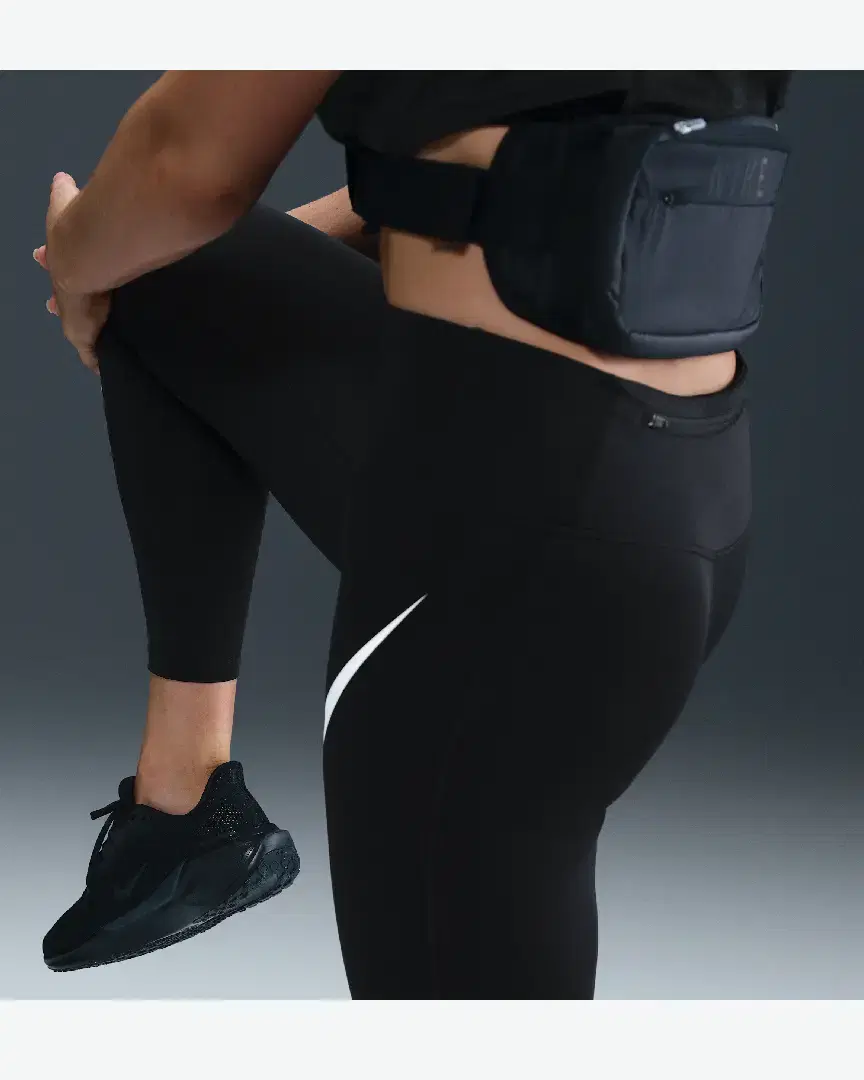 Collant 7/8 Taille Haute Nike Tempo Swoosh Run W - HV2304-010 (2) au meilleur prix !