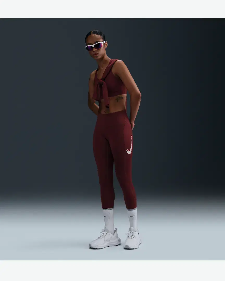 Collant 7/8 Taille Mi-Haute Nike Fast W - HV8555-619 (0) au meilleur prix !