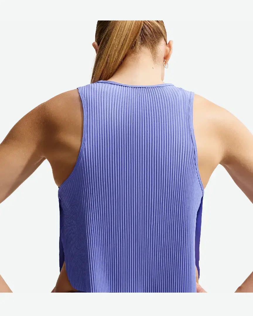 Débardeur Court Imprimé Dri-Fit Adv Nike Aeroswift W - FN2713-570 (1) au meilleur prix !