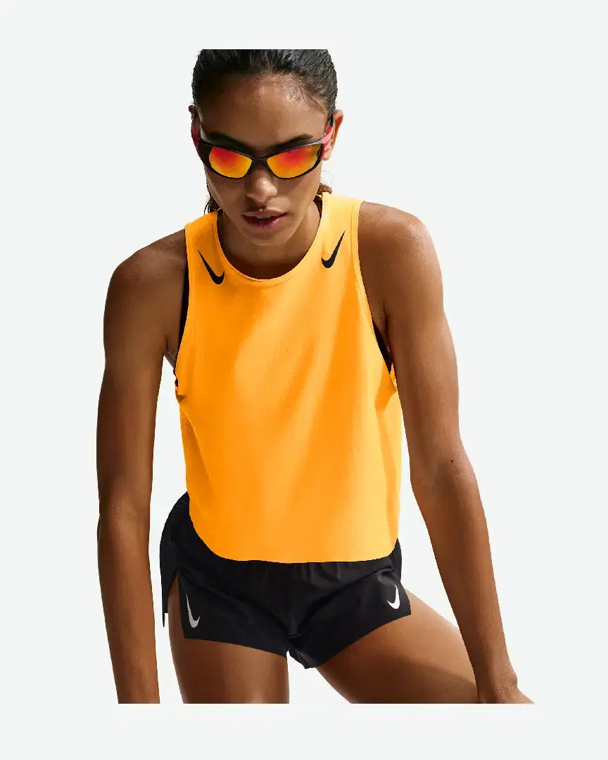 Débardeur Court Imprimé Dri-Fit Adv Nike Aeroswift W - FN2713-845 (2) au meilleur prix !