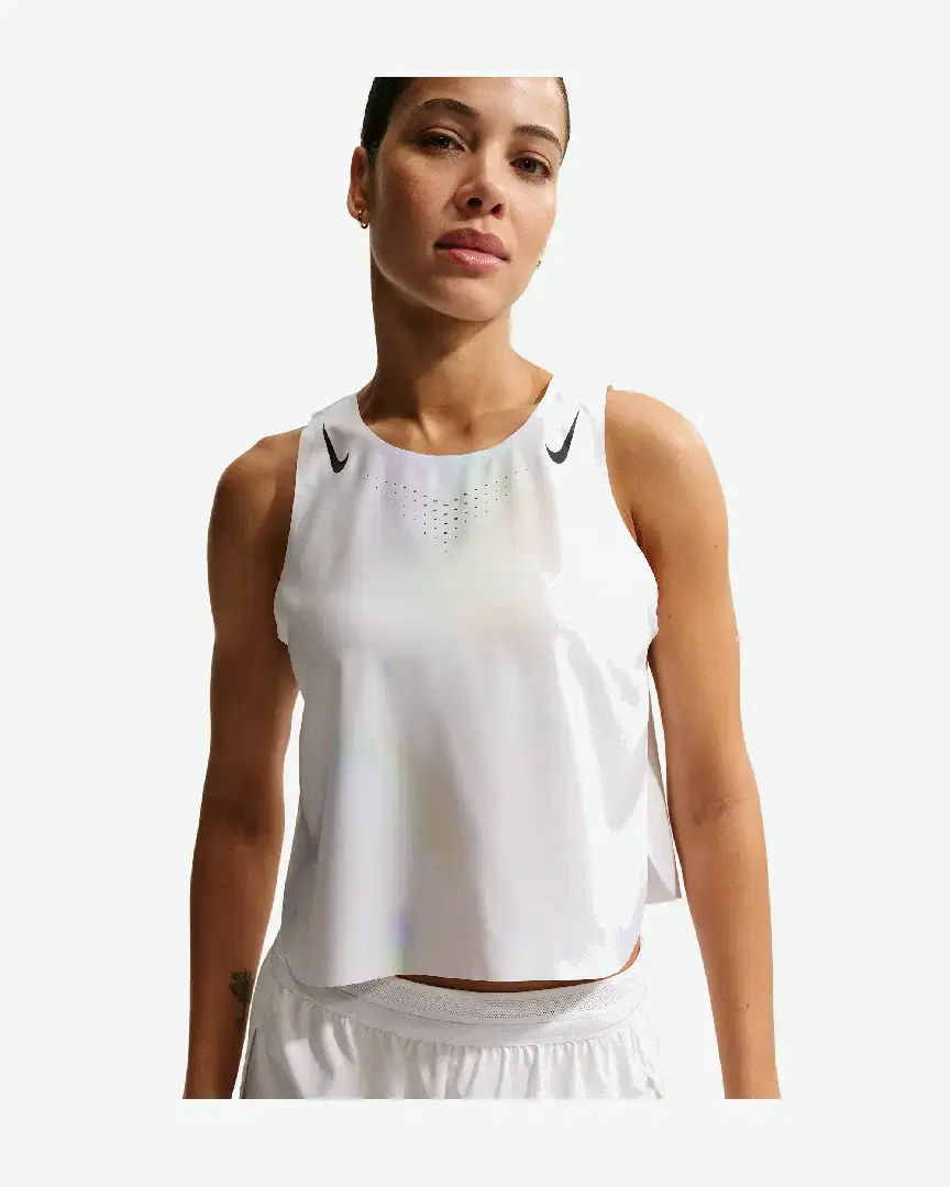 Débardeur Court Imprimé Dri-Fit Adv Nike Aeroswift W - IF3647-101 (0) au meilleur prix !