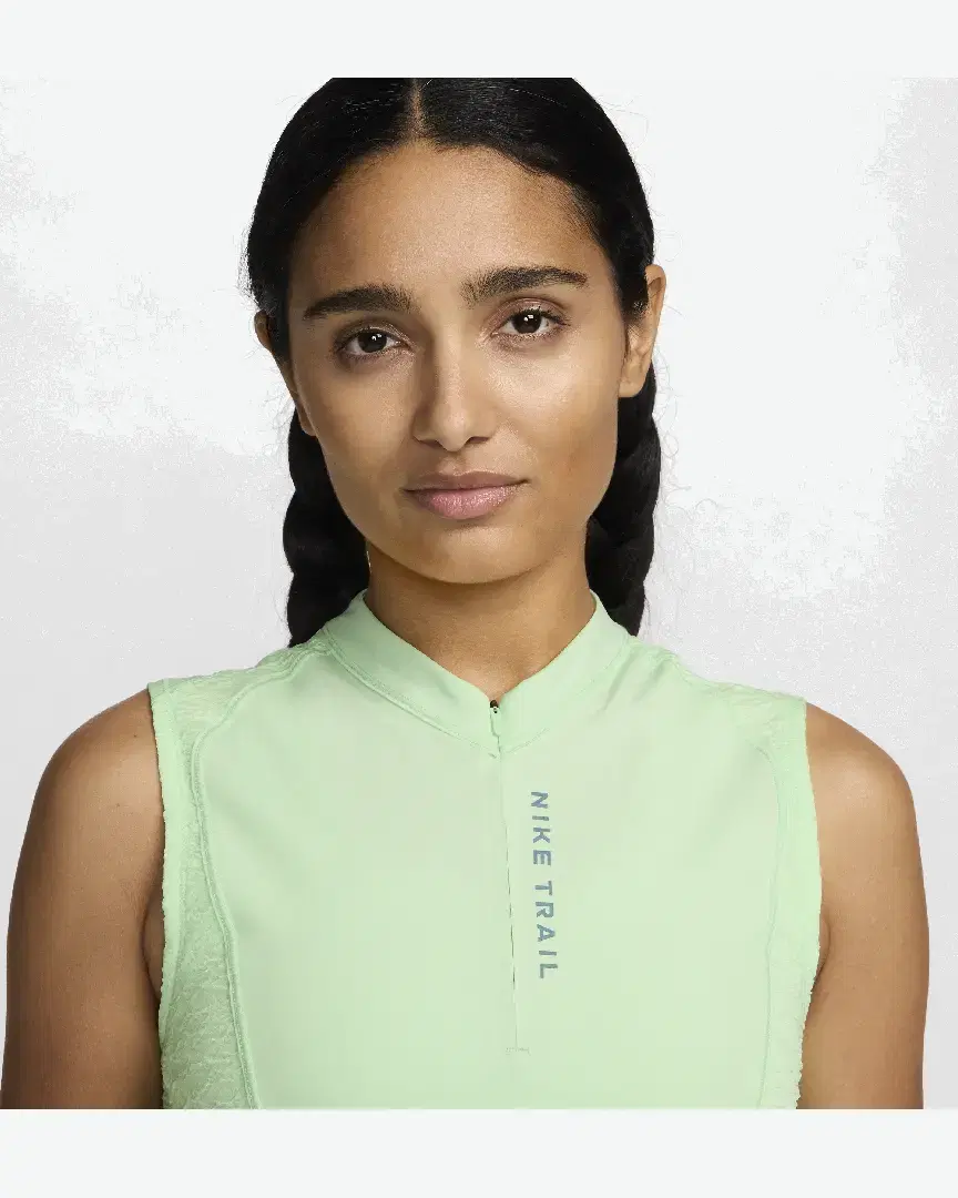 Débardeur À 1/4 De Zip Dri-Fit Nike Trail W - FN2674-376 (2) au meilleur prix !