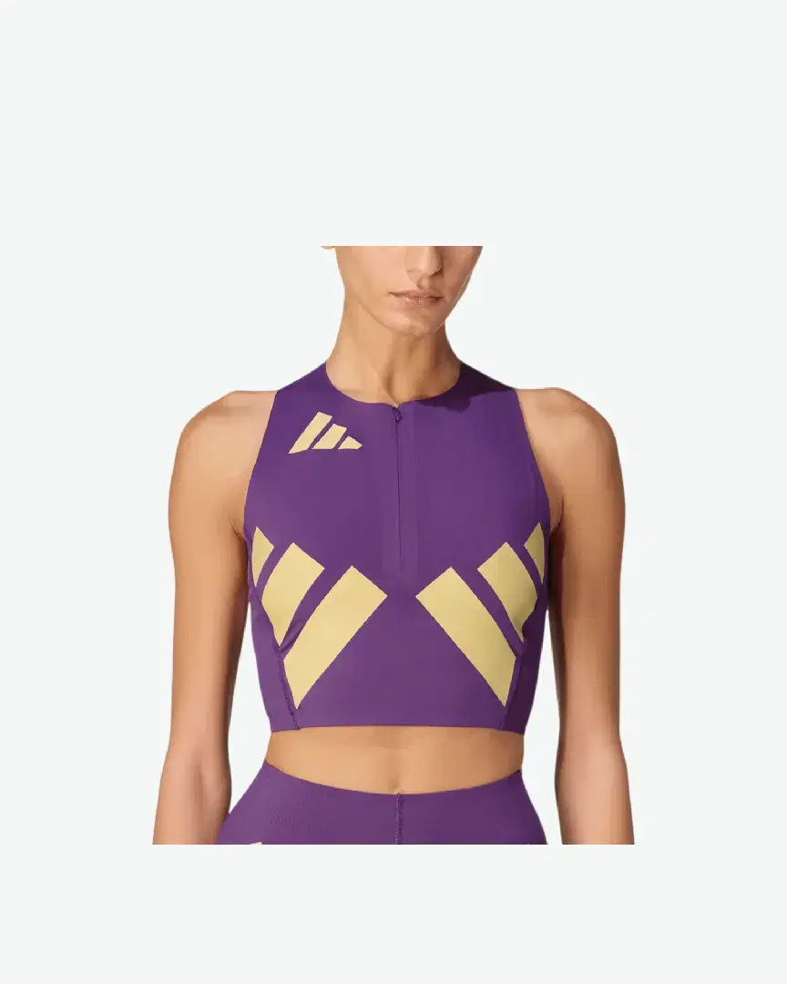 Débardeurs Adidas Adizero Road To Records Crop W - KA6124 (0) au meilleur prix !