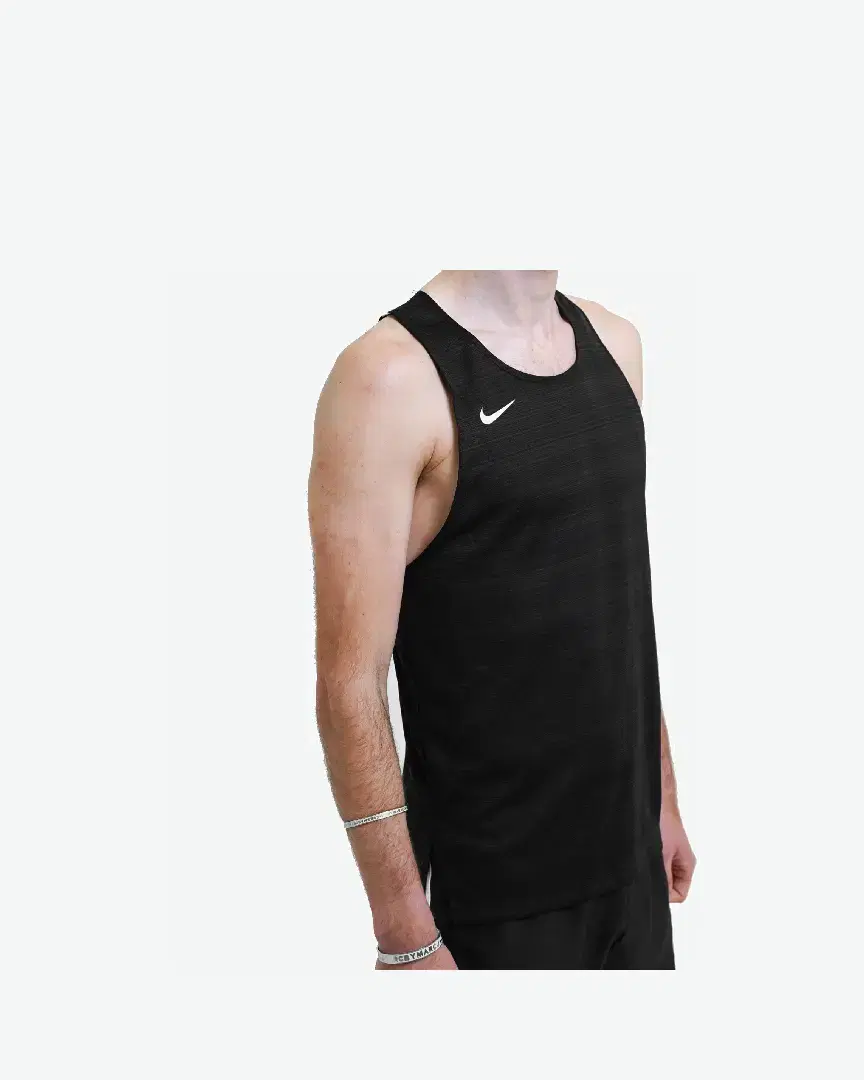 Débardeurs Nike Men Stock Dry Miler Singlet M - NT0300-010 (3) au meilleur prix !