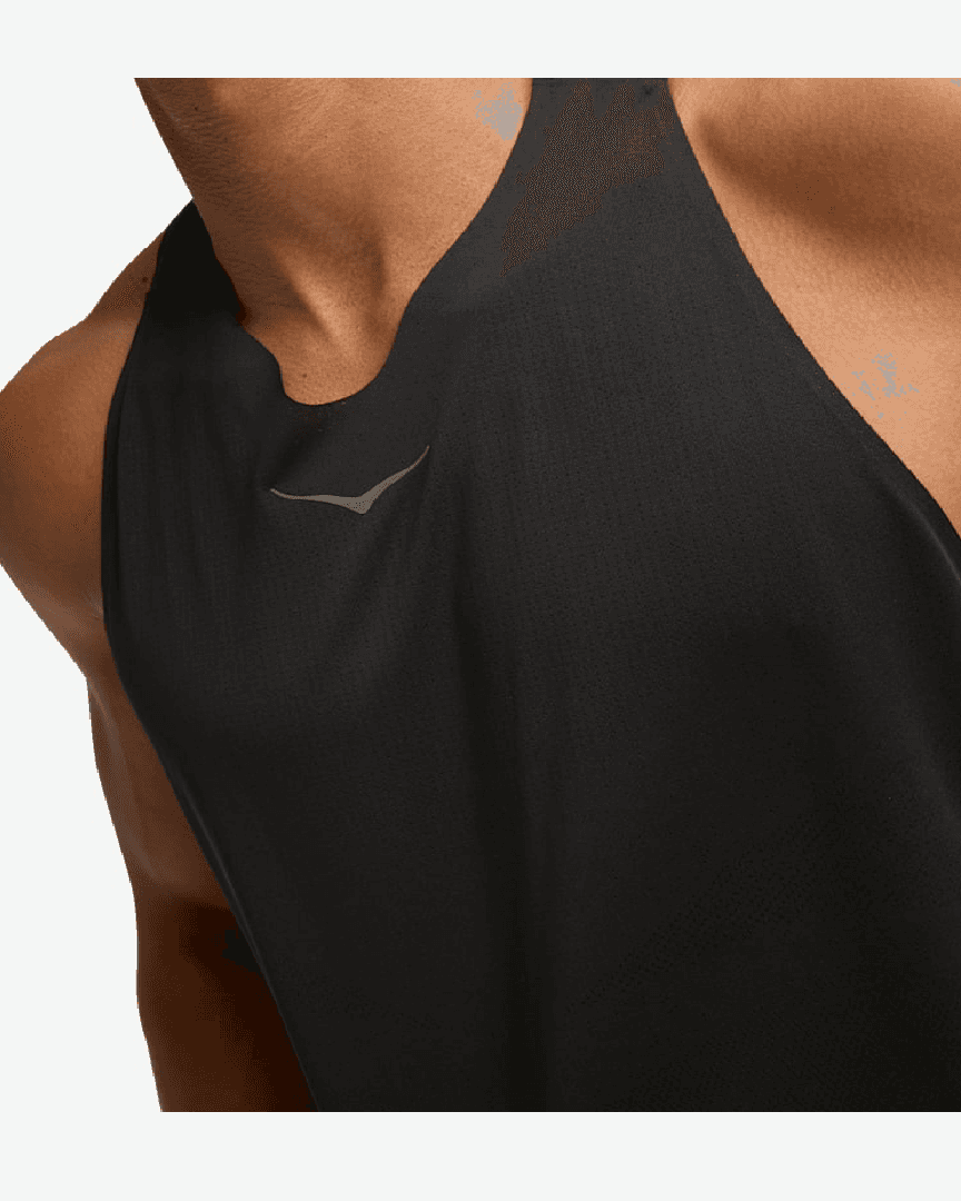 Hoka Débardeur Race Day M - 1164154-BLK (4) au meilleur prix !