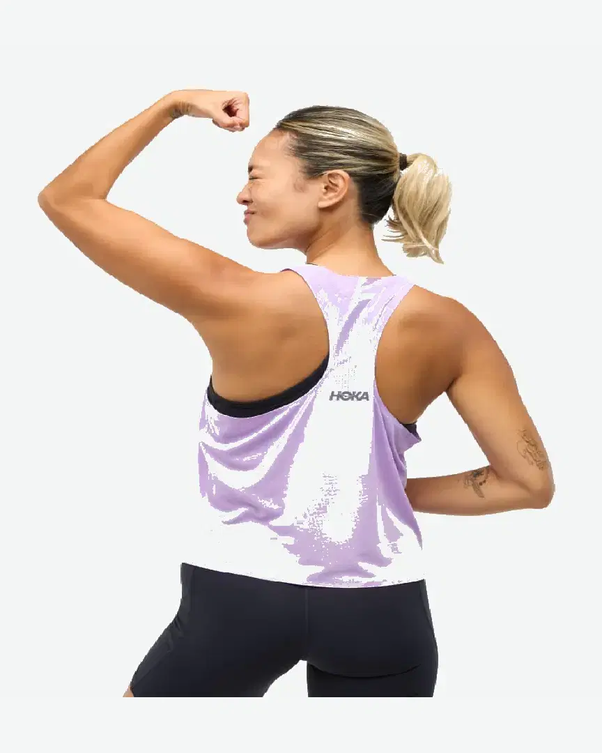 Hoka Débardeur Race Day W - 1164153-ARF (5) au meilleur prix !