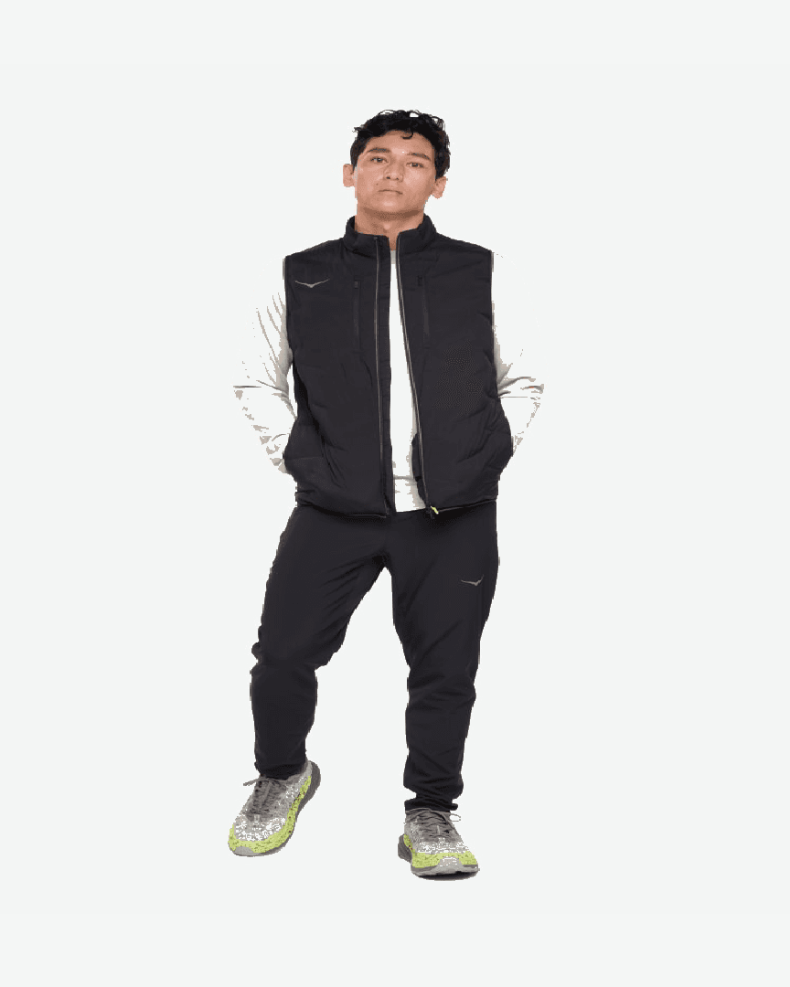 Hoka Gilet De Running Skyfill M - 1156096-BLK (2) au meilleur prix !