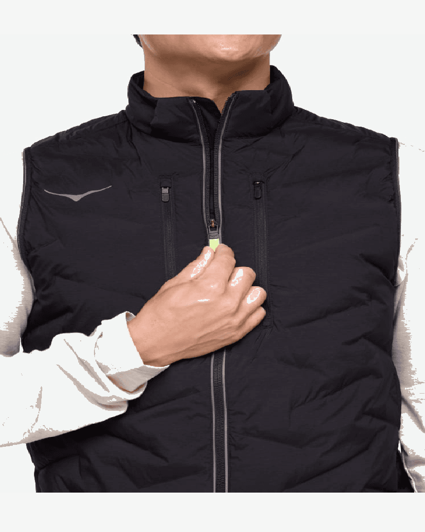 Hoka Gilet De Running Skyfill M - 1156096-BLK (3) au meilleur prix !