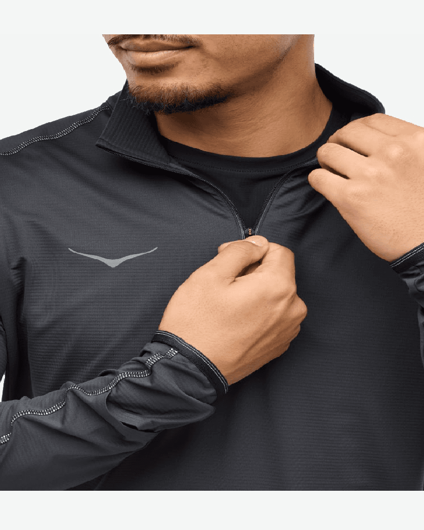 Hoka Haut À Col Zippé Glidetech M - 1164156-BLK (4) au meilleur prix !