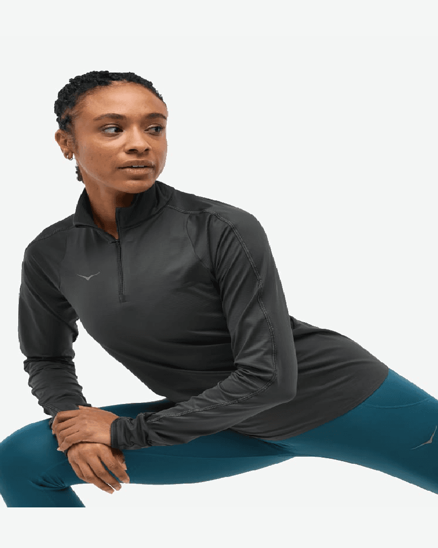 Hoka Haut À Col Zippé Glidetech W - 1164155-BLK (3) au meilleur prix !