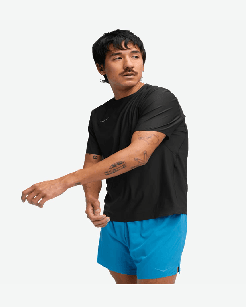 Hoka Haut À Manches Courtes Airolite 2 M - 1175771-BLK (3) au meilleur prix !