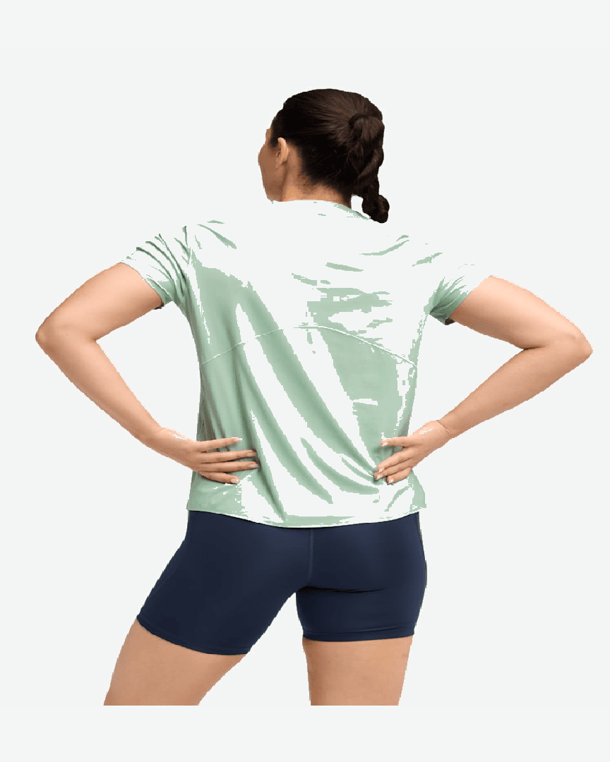 Hoka Haut À Manches Courtes Airolite 2 W - 1175774-JADE (1) au meilleur prix !