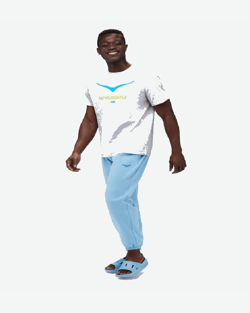 Hoka Haut À Manches Courtes Logo Topo M - 1157190-HRGY (2) au meilleur prix !