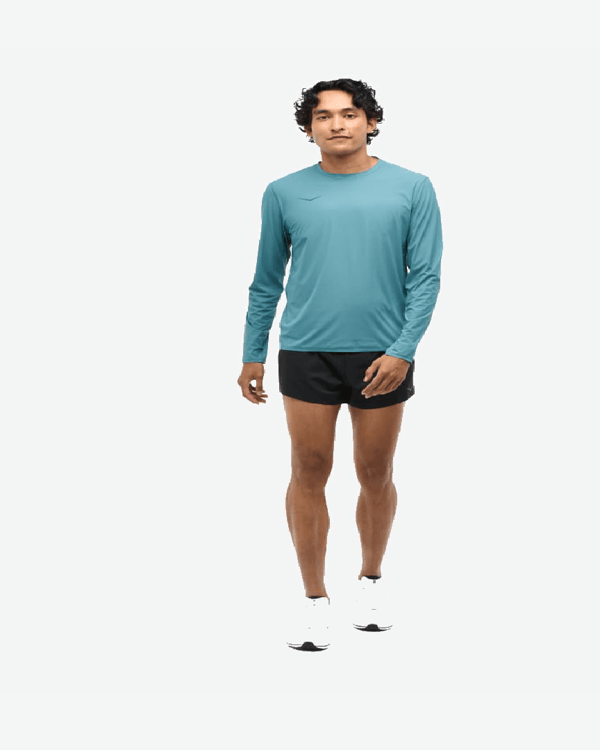 Hoka Haut De Running À Manches Longues Airolite M - 1151072-MTNF (2) au meilleur prix !