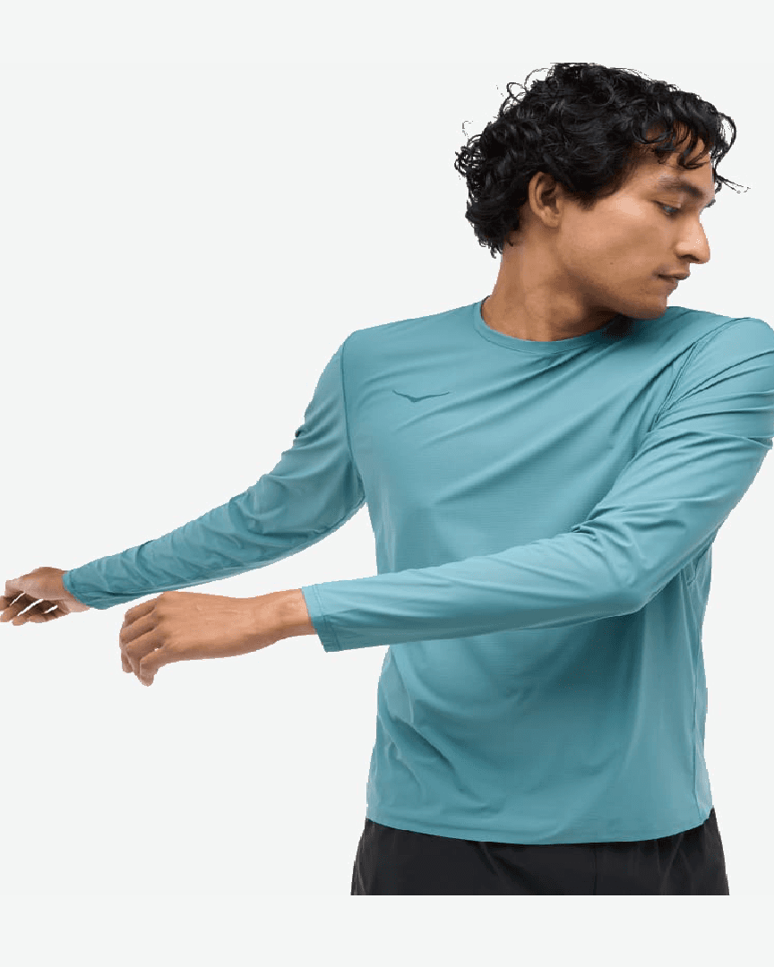 Hoka Haut De Running À Manches Longues Airolite M - 1151072-MTNF (3) au meilleur prix !