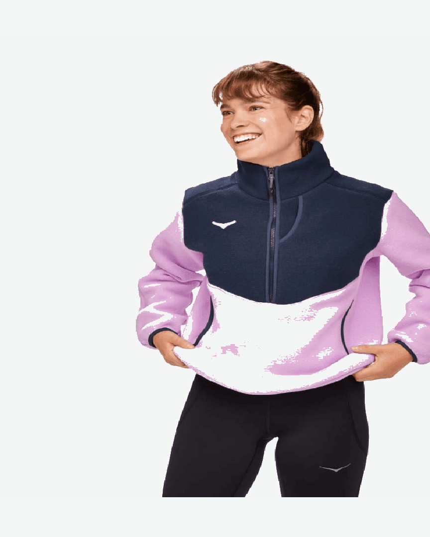 Hoka Polaire Ridgetop À Col Zippé W - 1141752-VBLM (3) au meilleur prix !