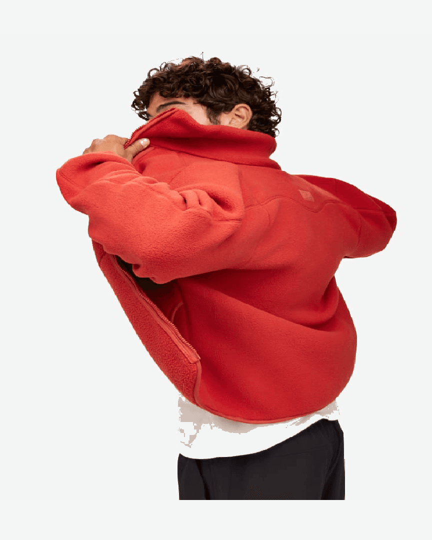 Hoka Polaire Ridgetop Zippé M - 1141747-RUST (3) au meilleur prix !