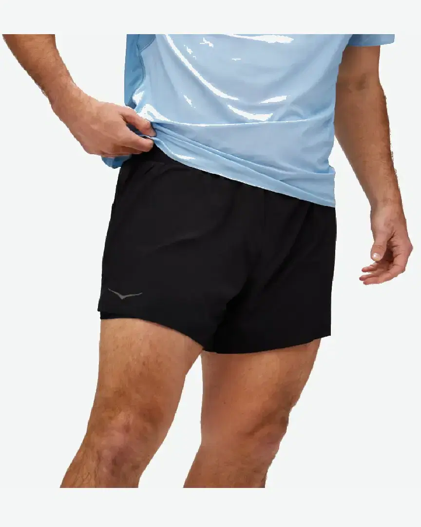 Hoka Short 2-En-1 Glide 13 Cm M - 1151078-BLK (0) au meilleur prix !