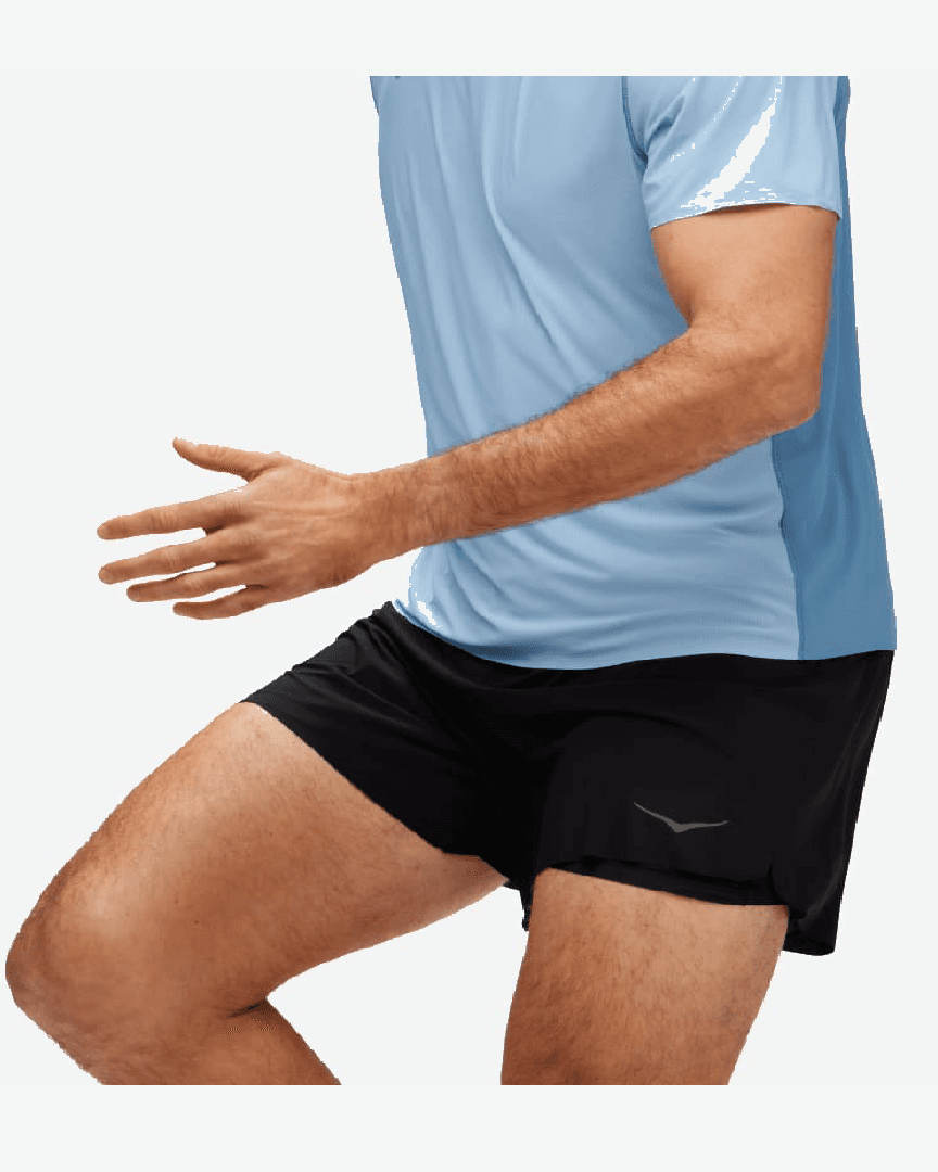 Hoka Short 2-En-1 Glide 13 Cm M - 1151078-BLK (2) au meilleur prix !