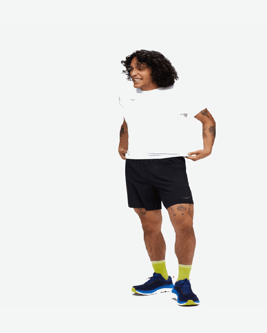 Hoka Short 2-En-1 Glide 18 Cm M - 1151080-BLK (2) au meilleur prix !