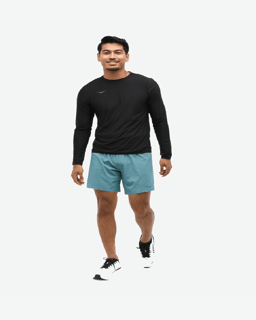 Hoka Short 2-En-1 Glide 18 Cm M - 1151080-MTNF (3) au meilleur prix !