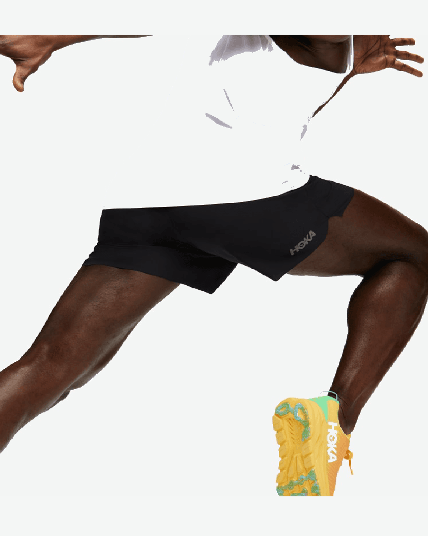 Hoka Short Avec Slip Intégré Glide 13 Cm M - 1151077-BLK (2) au meilleur prix !