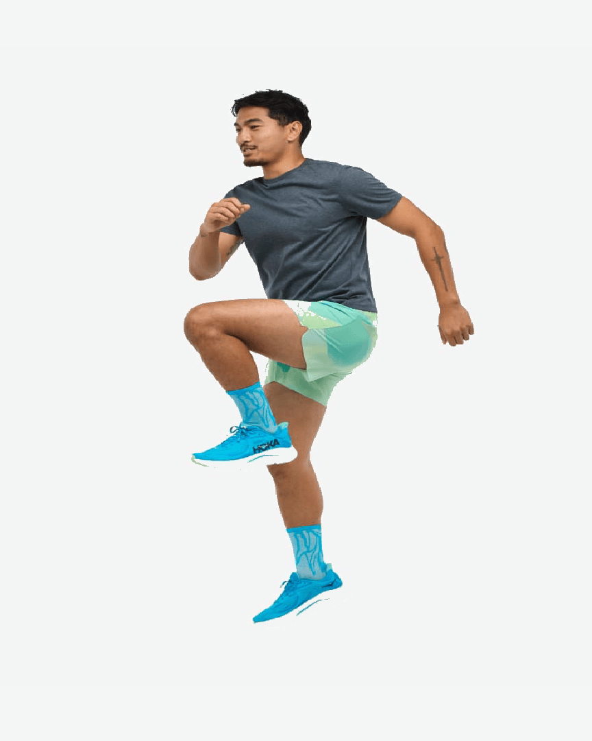 Hoka Short Avec Slip Intégré Glide 13 Cm M - 1151077P-TTPP (2) au meilleur prix !