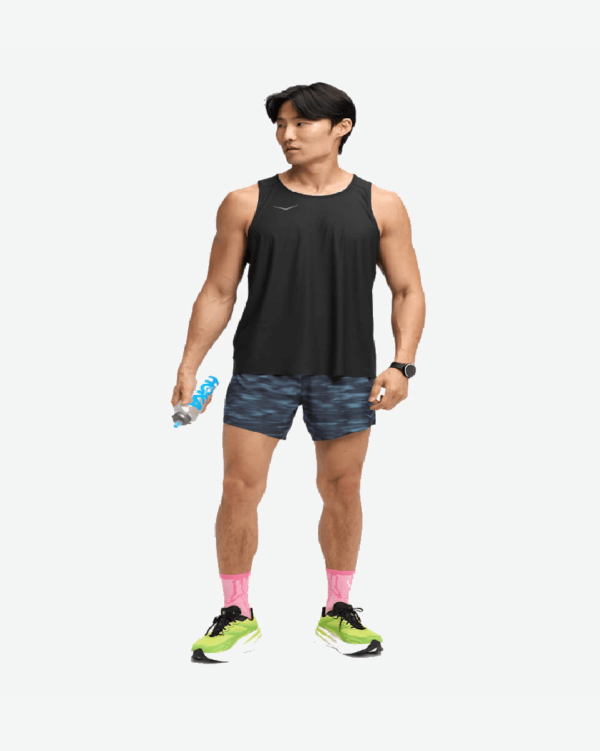 Hoka Short Avec Slip Intégré Glide 13 Cm M - 1176971P-BBLR (2) au meilleur prix !