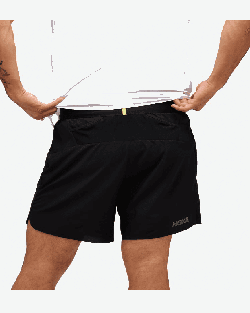 Hoka Short Avec Slip Intégré Glide 18 Cm M - 1151079-BLK (1) au meilleur prix !