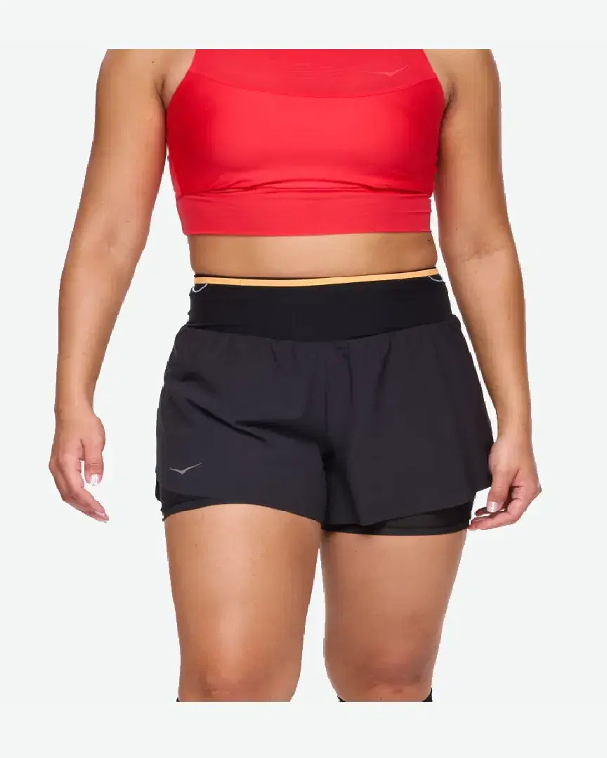 Hoka Short De Trail Skyglide W - 1141741-BLK (0) au meilleur prix !