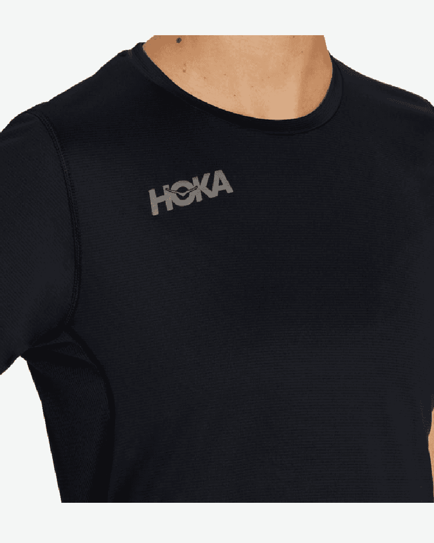 Hoka Short Sleeve W - 1135029-BLK (1) au meilleur prix !