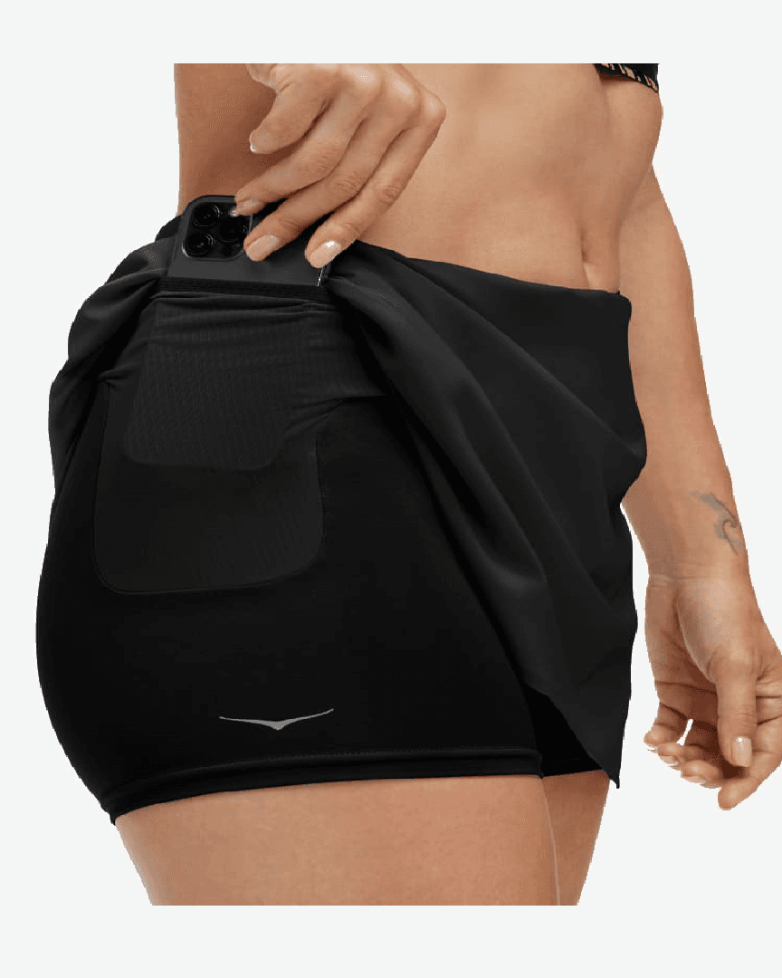Hoka Skort Sky W - 1135025-BLK (1) au meilleur prix !