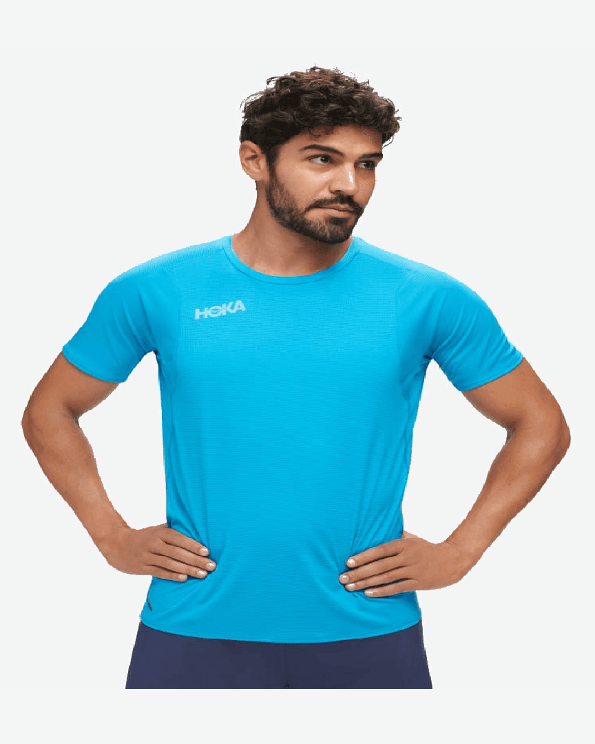 Hoka T-Shirt À Manches Courtes Glide M - 1123725-DVBL (1) au meilleur prix !