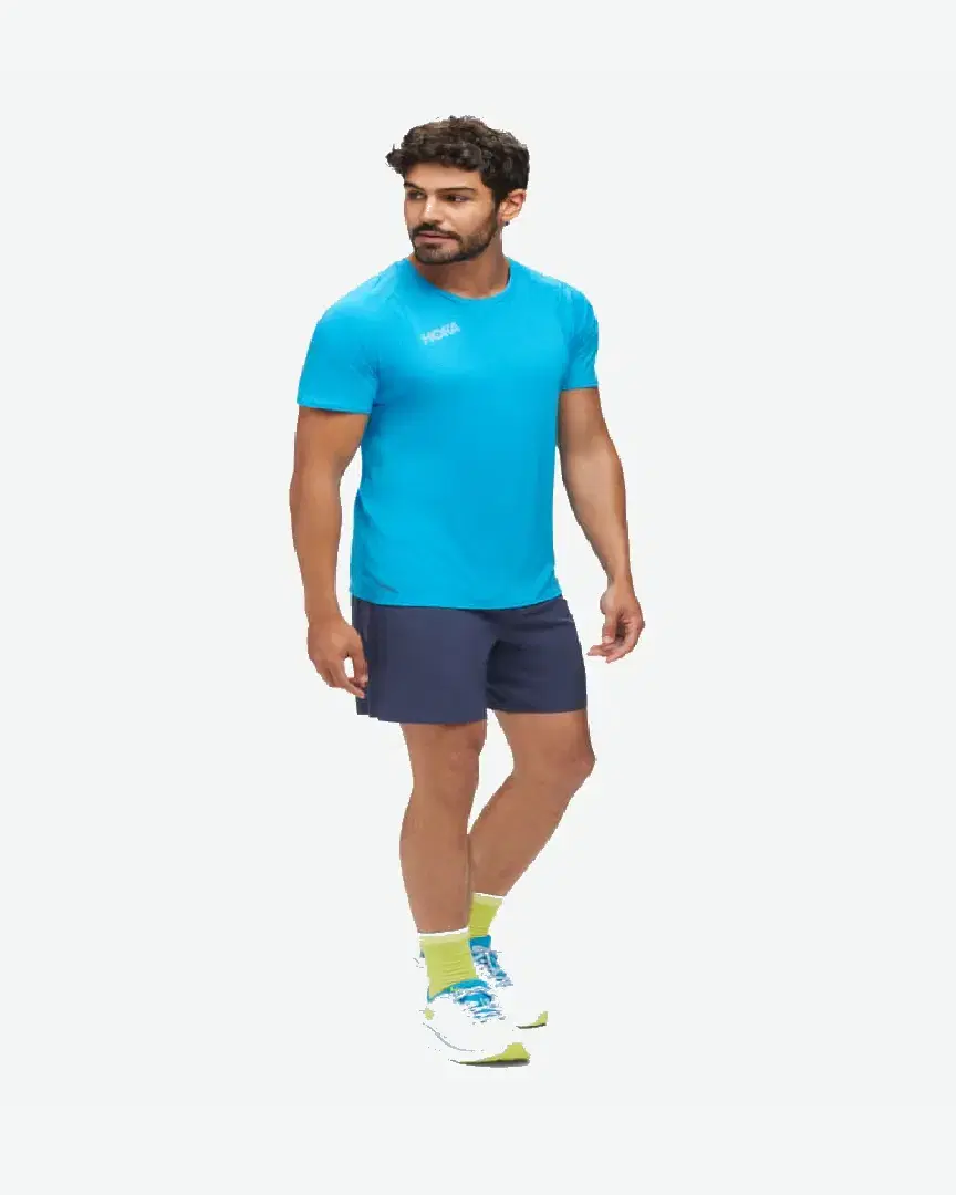 Hoka T-Shirt À Manches Courtes Glide M - 1123725-DVBL (4) au meilleur prix !
