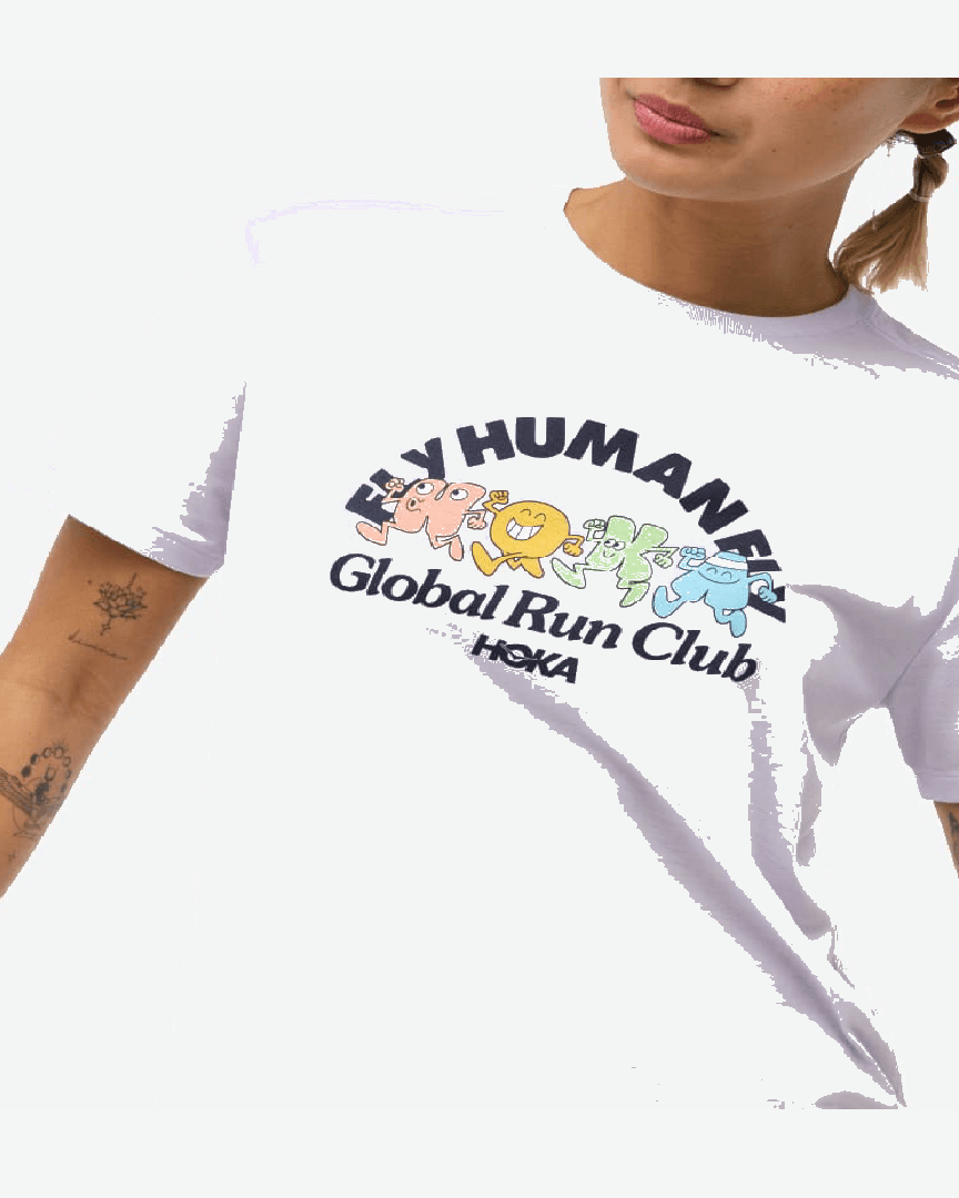 Hoka T-Shirt À Manches Courtes Glidetech W - 1164159G-GDY (3) au meilleur prix !